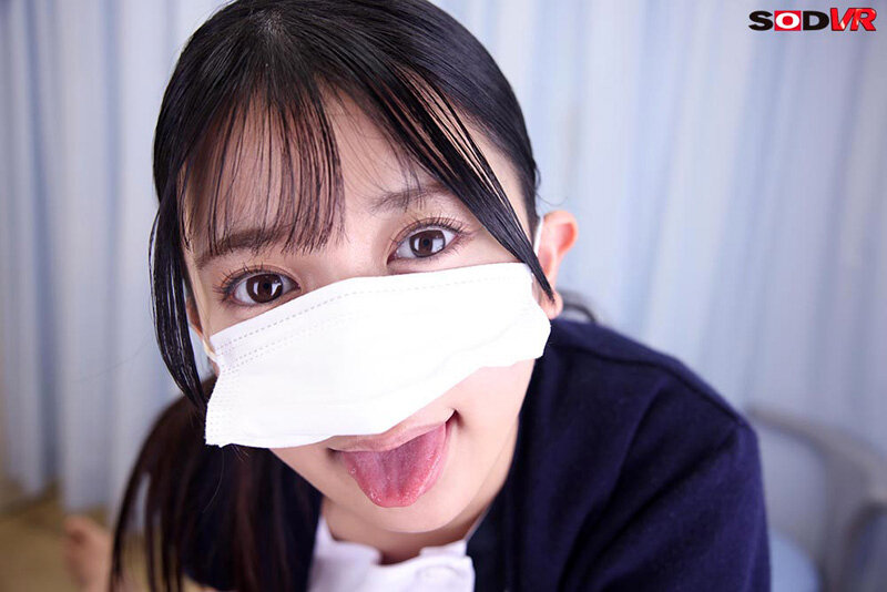 【VR】【8K】マスク美人の歯科助手が治療が終わるとヌイてくれる。かりんさん（21） サンプル 3