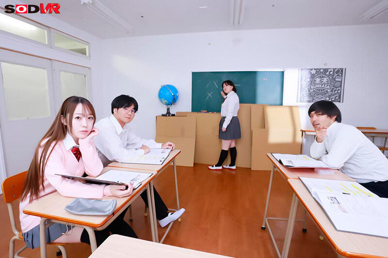 【VR】【8K】「制作した衣装のメイドバニーがセクシーすぎて気絶！お泊りドキドキH前夜祭 学園祭衣装制作でお泊り 誘惑と可愛さの最強タッグメイドバニー」 高瀬りな サンプル 4