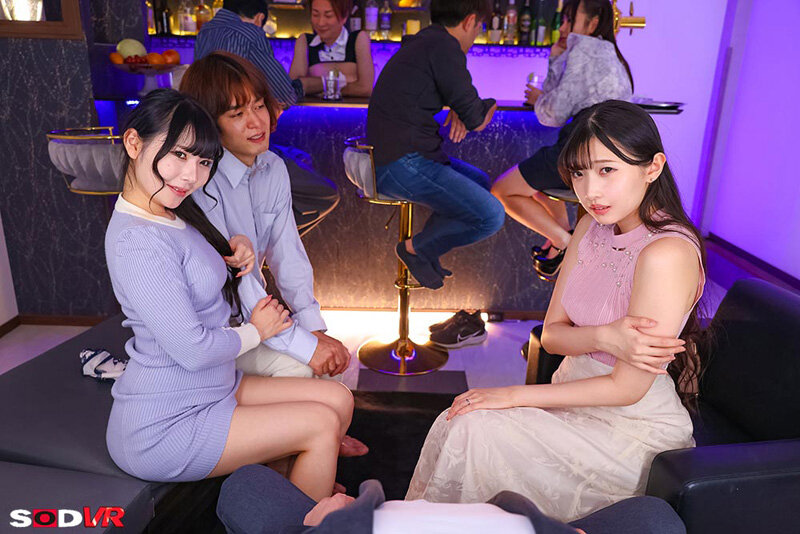 【VR】【8K】（リアル大乱交VR）愛している妻と結婚記念日にハプニングバーに訪れて。 気の強く芯のしっかりした妻が、凄いテクニックのおじさんや凄い巨根の若い男に 弄ばれてヤリマン女に堕とされるまで。俺は知らない女性客とハメを外して-2 サンプル 4