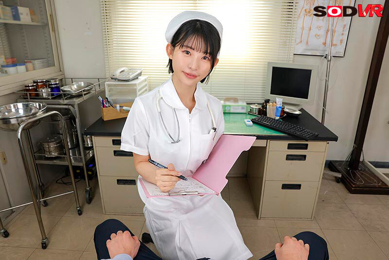 【VR】【8K】射精したい時に呼び出すと24時間どんな時でも ヌイてくれる痴女ナースがいる病院 宮島めい サンプル 4