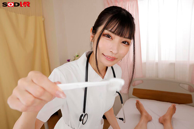 【VR】【8K】先っぽ3cmだけ挿入させてくれる献身的な新人看護師さん 胡桃さくら サンプル 10