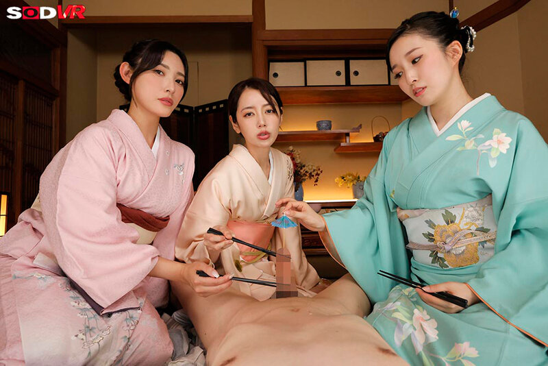 【VR】【8K】罵倒旅館 ～美人女将の暴言・見下し・蔑みサービスで極上の射精地獄～ サンプル 9