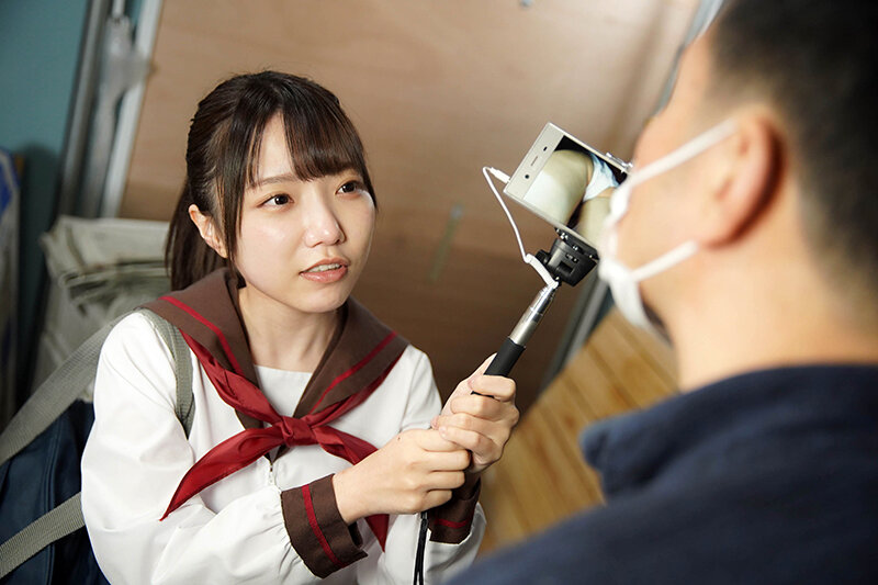 「気弱な子だと思ったら…」痴●したオヤジを死角に連れ込み精子が出なくなるまで説教射精させる痴女子○生 小柄J○ゆい サンプル 5