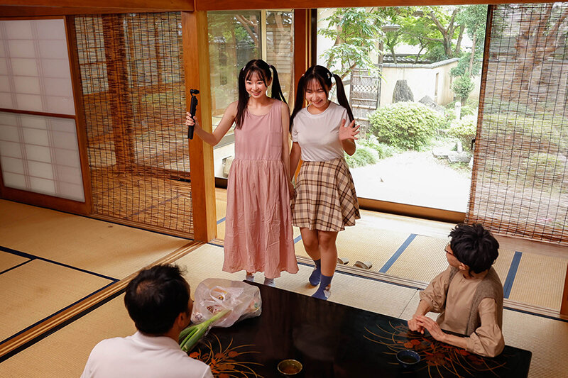 巨乳少女が増殖する数珠繋ぎSEX。帰省すると小さかった姪っ子たちがボインに急成長 サンプル 10