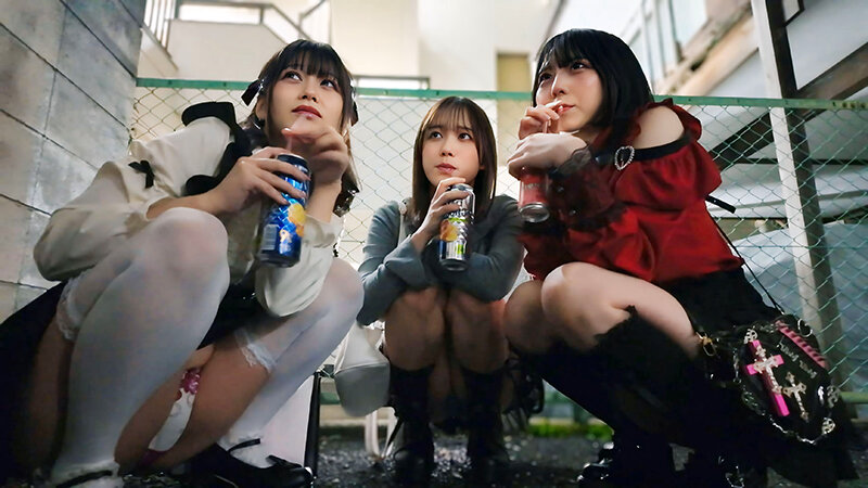 パパ活！ツンデレ地雷系女子グループをデカチンおじが理解らせセックス！沼らせ中出し指導！！ サンプル 1