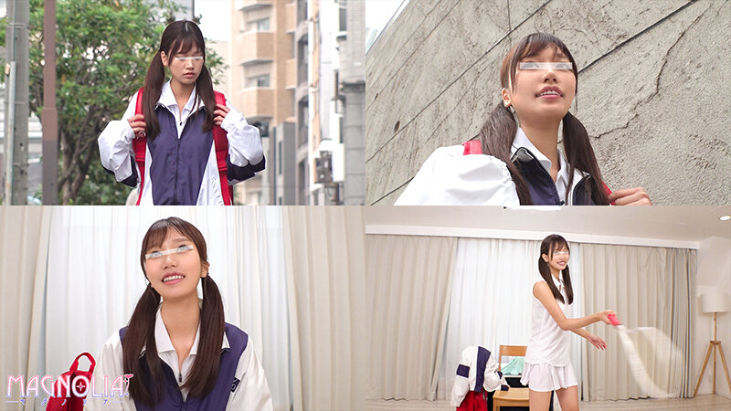 『美尻でデカ尻なアスリート女子限定！1cmだけ挿入ディルド空気イスに挑戦！』はにかむ笑顔が素敵なソフトテニス部JDが挑戦☆大股開いて挿入開始！感度が良すぎて連続絶頂！潮吹きを止められず一面水浸し！【街角素人モニタリング♯ゆいな♯21歳♯大学生】 サンプル 1