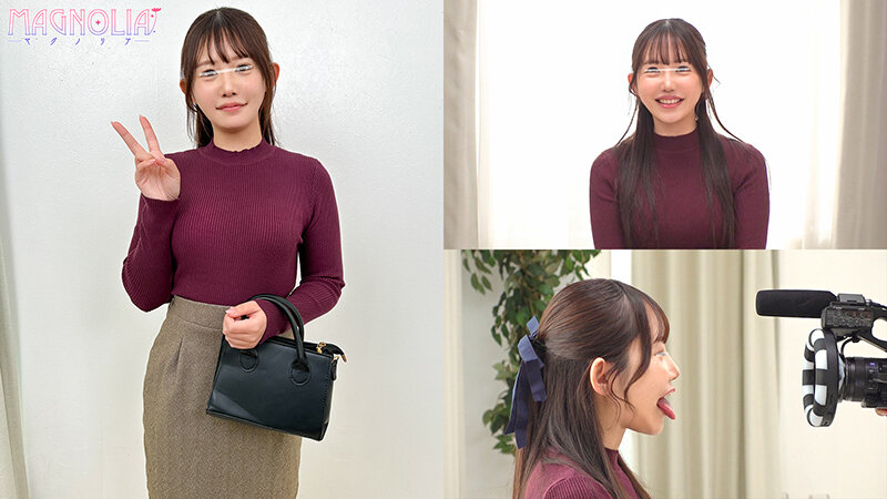 『唇美人な女子大生限定！！お口の中身を当ててみて？』笑顔が眩しいきゃわたんJDが目隠しして色んな物を食感テイスティング…突然現れたデカチンに大興奮しながら下のお口でもジュボジュボおチ○ポを頂いて腰振りが止まらない♪【街角素人モニタリング♯あきほ♯22歳】 サンプル 1