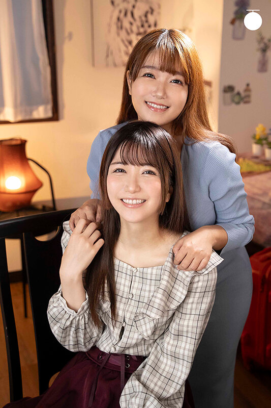ハメ撮りレズH 昼夜でサドマゾ立場逆転するレズビアン姉妹 「お姉ちゃん、一人でしちゃダメって言ったのに腰ヘコ乳首オナニー我慢できなかったんだ？」 乃咲みくる 宝生めい…AV引退ラストレズ サンプル 1