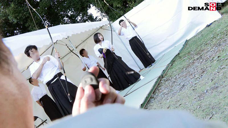 弓道部女子○漢 月乃あや 練習中の体を狙われ堕ちるショートカットの気弱女子 サンプル 9