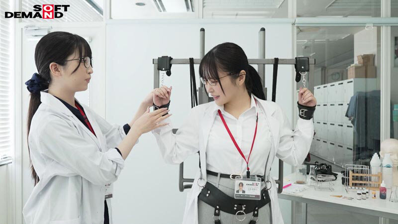 固定電マ連続お漏らし実験「膣がバグるほど刺激し続けたら？」をSOD女子社員6名が真面目に検証してみた結果オマ○コ決壊！もう限界でイキたくないはずなのにカラダが気持ち良くなろうと勝手に動いてヒクつきワギナ過剰快楽懇願 SOD性科学ラボREPORT19 サンプル 3