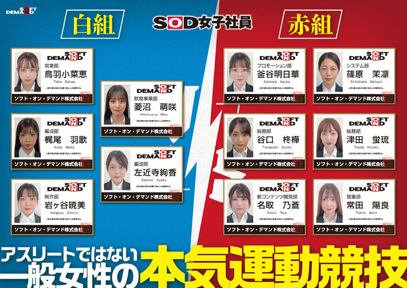 【特典版】SOD女子社員 2025年度ソフト・オン・デマンド運動会 男女総勢37名の社員合戦！ サンプル 3