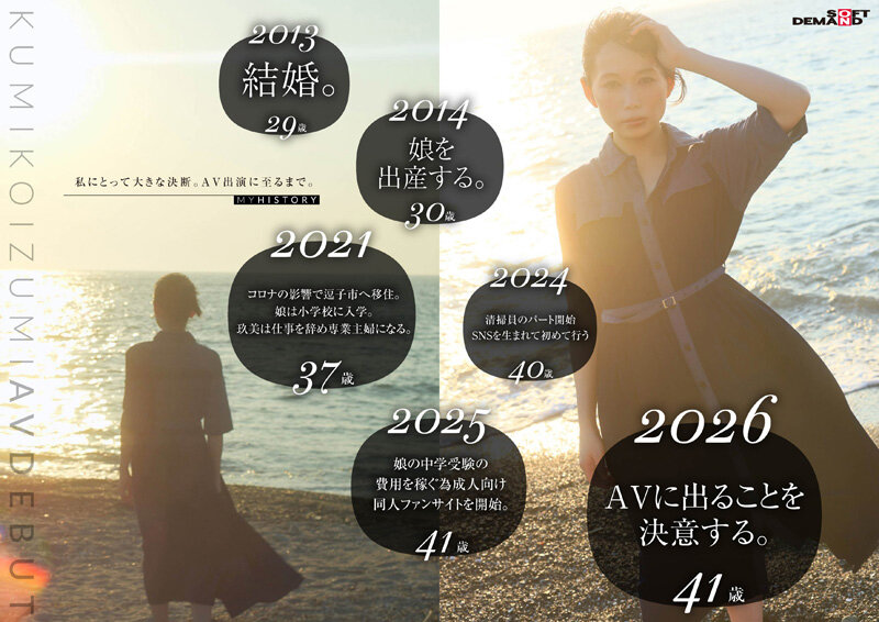コロナ移住から5年。慣れない生活での寂しさを埋めたくて神奈川県逗子市の自宅でAV DEBUT 小泉玖美41歳 サンプル 5