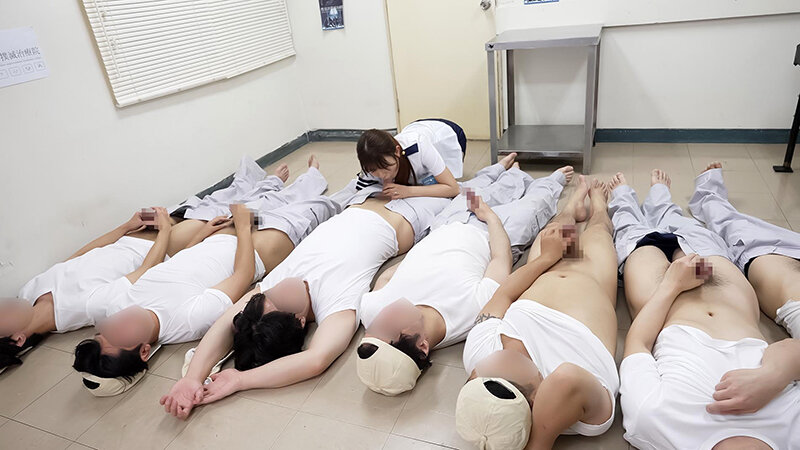 「性犯罪撲滅治療院」 異常性欲犯罪ち〇ぽを、女性看守・K さんが冷徹指導します 集団性交治療 サンプル 3