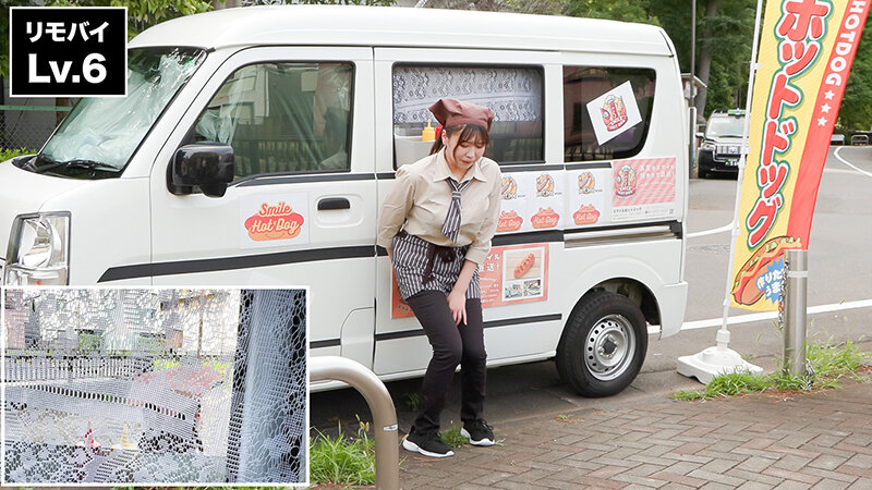 人気 AV 女優が挑戦！イカサレ屋台の中で 潮吹きながらホットドッグ売ってください！小坂ひまり サンプル 3