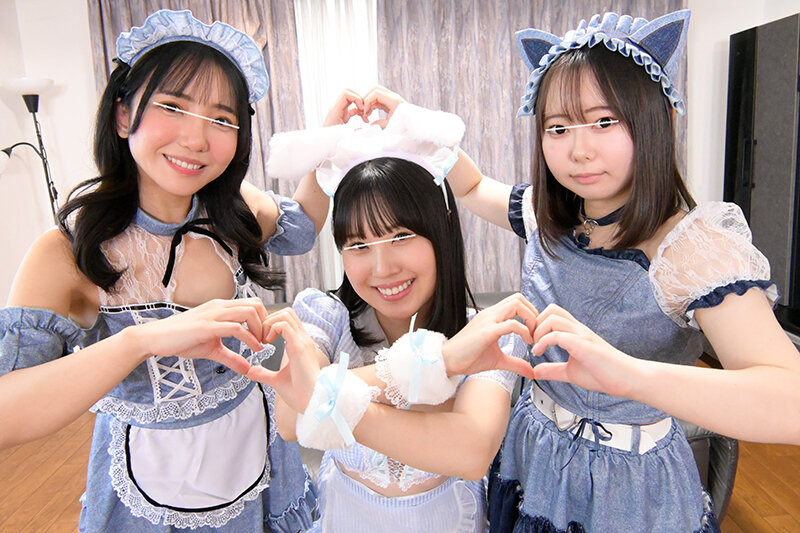 ご主人様ラブラブラブ！全力ご奉仕メイド従妹！僕のチ○ポをいつでも硬くして、マ○コに入れて気持ちよくしてくれる優秀なメイドたち！ サンプル 8