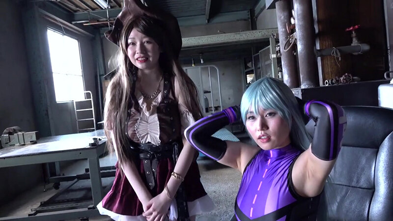 野撮でナンパした仲良し同士のコスプレイヤーが挑戦する 先イキディルドチャレンジ！友達より先に潮を吹けたら賞金5万円、 負けたら即ハメ中出し！気を抜いたら奥までズブ挿りしてくる 絶倫ディルドーに発情腰振りが止められない！撮って…～キュアプリヤVSメア・バニー編～ サンプル 1