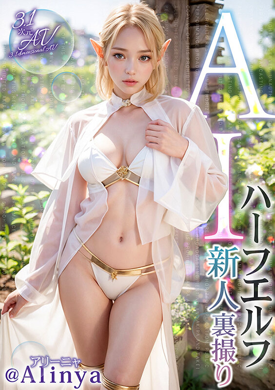 【3.1次元】AIハーフエルフ 新人裏撮り @Alinya（アリーニャ） サンプル 1