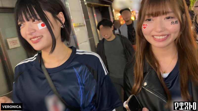 ゴールイン！美少女サポーター達とスタジアム外で秘密のオフサイド！【みゆ/ゆみ/れい/りん】Ver.みゆ＆ゆみ サンプル 3