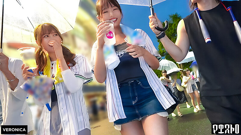 ホームラン！野球観戦美少女ファン達と自宅で秘密のナイトゲーム！【こいろ/もか/まゆ/みずき】Ver.まゆ＆みずき サンプル 1