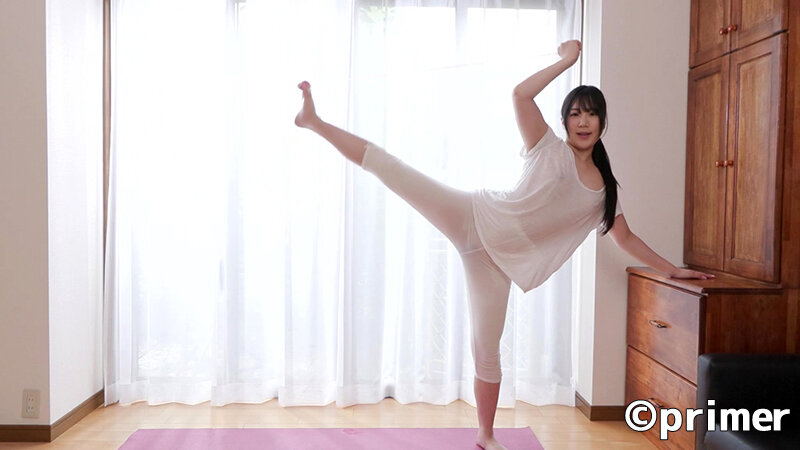 お綺麗ですね隣の奥様 覗かれたストレッチ 下平玲夏 サンプル 10