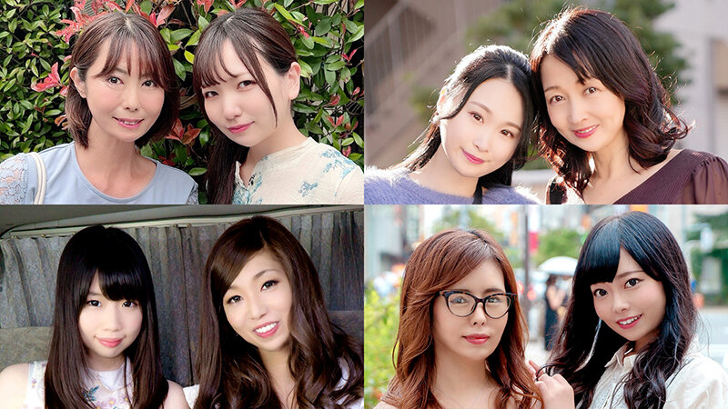 母娘繚乱！熟々なお母さんとピチピチな娘さんではどちらにします？う～んできれば親子丼で！ 4時間BEST vol.7 サンプル 1