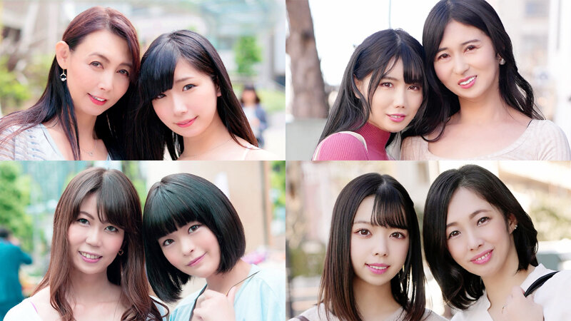 母娘繚乱！熟々なお母さんとピチピチな娘さんではどちらにします？う～んできれば親子丼で！ 4時間BEST vol.8 サンプル 1