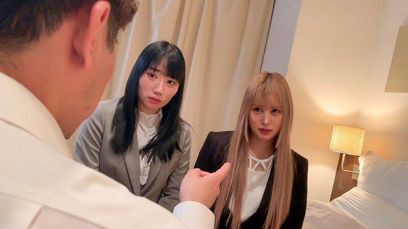 「君か、君以外か。」人事部長のチ〇チ〇争奪！？希望部署に配属されたい新入女子社員の逆3P中出し研修 サンプル 12