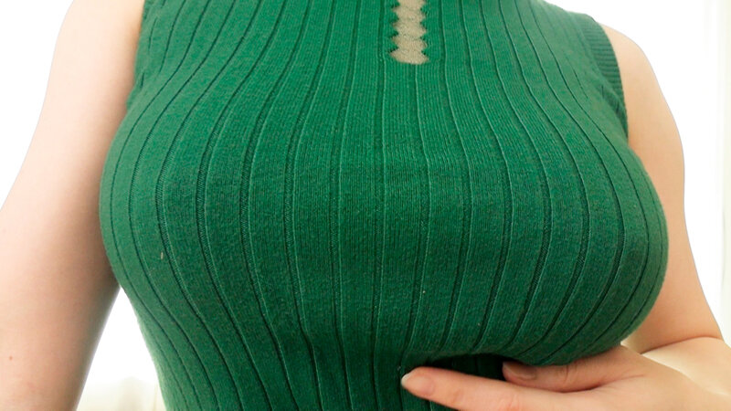 透け乳ノーブラニットの乳房に顔埋めながら敏感チクビ舐められ続けた僕。 サンプル 12