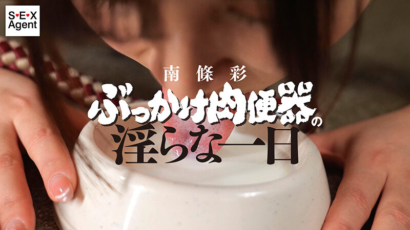 南條彩 ぶっかけ肉便器の淫らな一日 サンプル 1