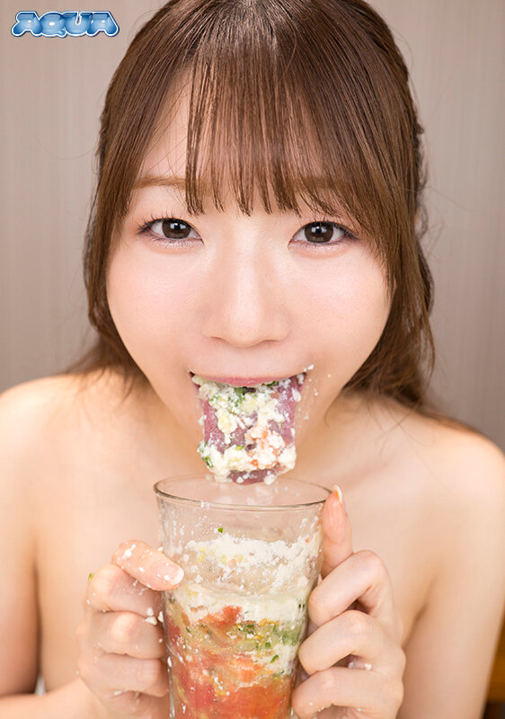 【VR】咀嚼物VR 食べてる女の口の中