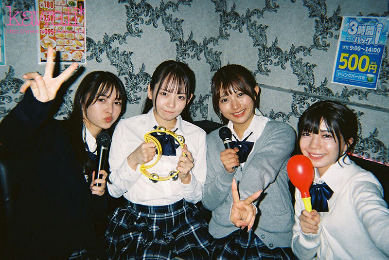 都立共学帰宅部J●4人組、ハメ外し校則違反。 かりんちゃんとめいさちゃんとゆなちゃんといつきちゃん サンプル 11
