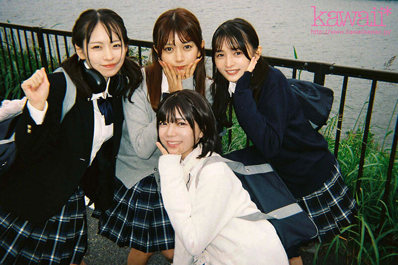 都立共学帰宅部J●4人組、ハメ外し校則違反。 かりんちゃんとめいさちゃんとゆなちゃんといつきちゃん サンプル 6