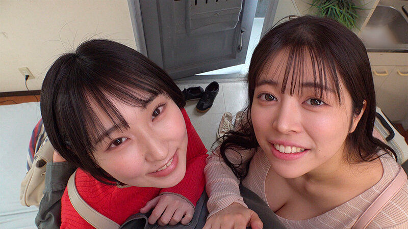 1R（ワンルーム）逆3P 上京してきた無防備すぎる妹2人と都会のメチャ狭ワンルームで爆乳密着共同生活 羽月乃蒼 糸井瑠花 サンプル 2