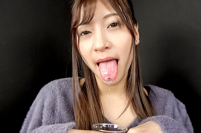 淫乱痴女のベロ唾液手コキ サンプル 2