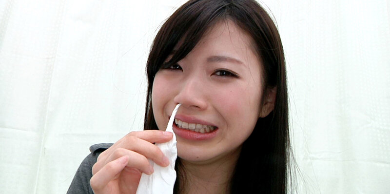 美女の高粘度鼻水鑑賞 サンプル 2