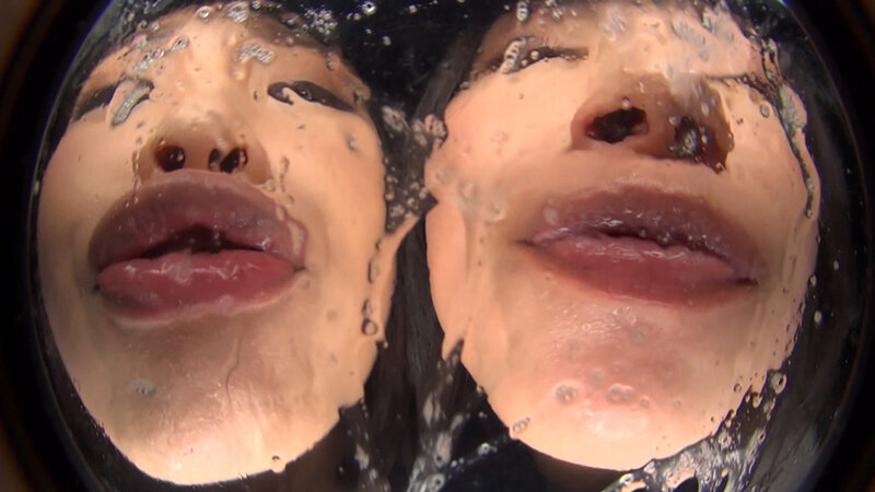 【バーチャル淫語責め】レズキスで唾液まみれになる僕 サンプル 4