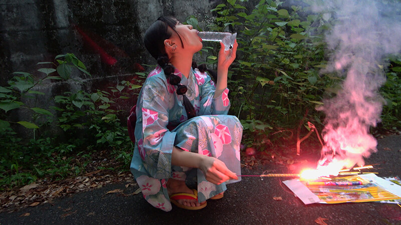 「苦しいだけじゃつまんない」いつでもじゃれてくる喉ボコ女子。 100％SMILEごっくん 日泉舞華 サンプル 1