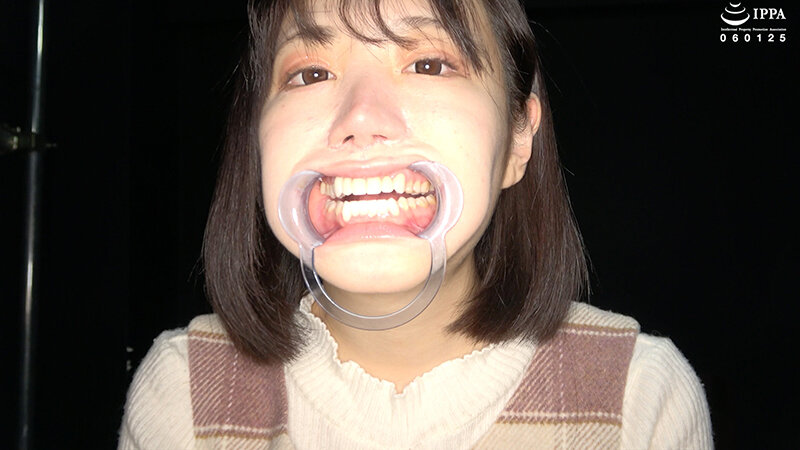 【人気女優 琥珀ややチャンの超貴重な歯・口内・のどちんこ観察＆咀嚼】ADOA-085 琥珀やや サンプル 2