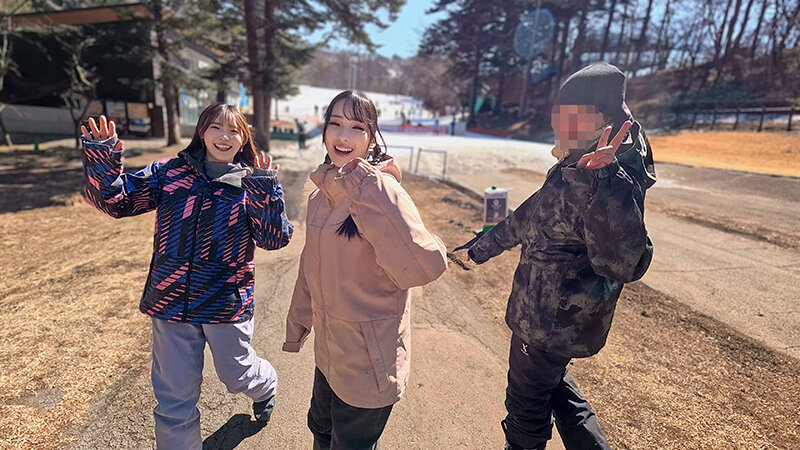 つむぐちゃん＆みのりちゃん 私をスノボに連れてって大学生、春休みSEX スノボ女子と雪山乱交パーティ映像 サンプル 2