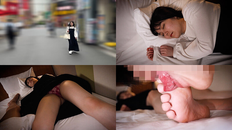 無防備に寝てる女に中出し卑猥行為7 垢抜けない美人 色白学生女 サンプル 1