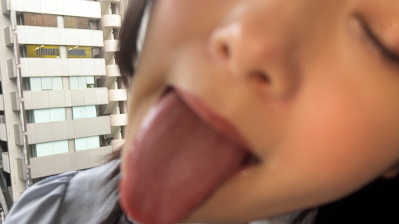 街角で声をかけて口内観察させてもらう コンビニバイトの学生 ななちゃん サンプル 9