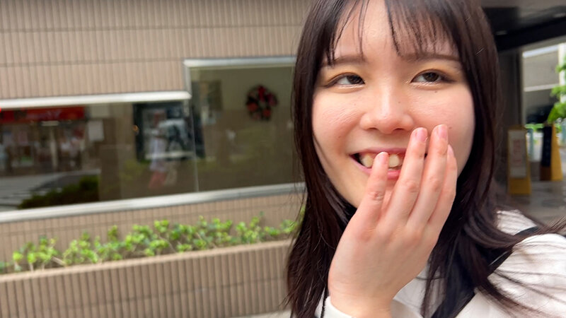 街角で声をかけて口内観察させてもらう カフェ店員 ひなちゃん サンプル 2