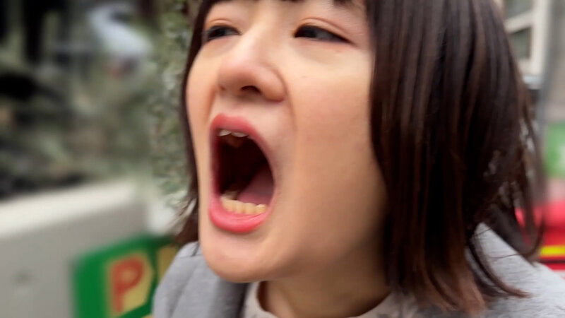 街角で声をかけて口内観察させてもらう 飲食店アルバイト みこちゃん サンプル 4