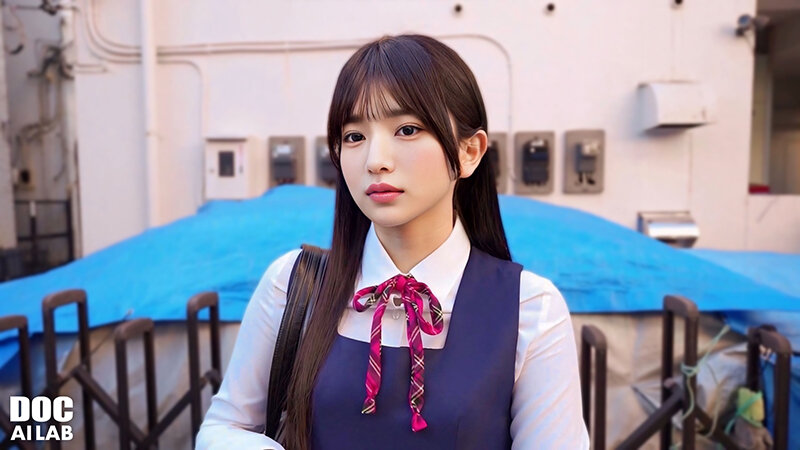 【AI×塩メスガキ】舐メ腐リ制服女子→生チ●ポ理解ラセ→中出シ完堕チ×4名 サンプル 1