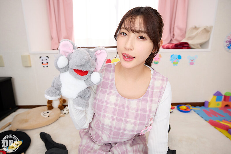 【VR】『おち●ちんぴゅっぴゅしまちゅか？』オギャらずにはいられない！！バブみ全開赤ちゃん淫語でたっぷり甘やかしてくれる かな先生 森沢かな サンプル 2