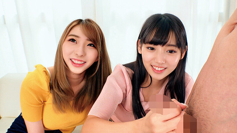 親友の素人娘2人が童貞求めてはじめての逆ナンパ！！めいちゃん＆さとみちゃんウブな美少女たちがデカチン研究！さらちゃんもなみちゃん サンプル 7
