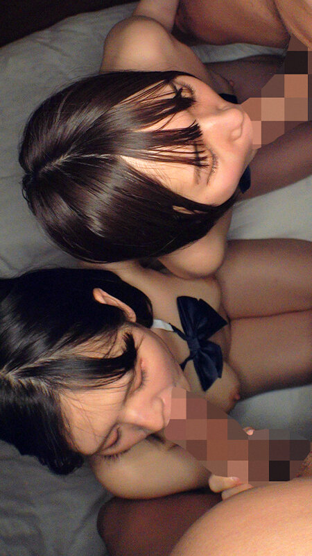 ナマイキ女子〇生2人を人生初の真正中出しで理解らせた。A＆M N＆M サンプル 9