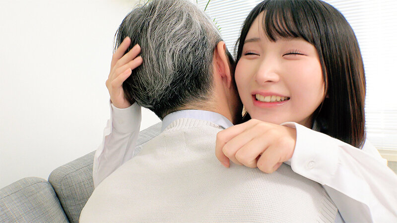 【バブみ深すぎ×ギャップ萌え×年の差生セックス】まだ1●才の可愛すぎる制服美少女がおじさんと激甘授乳手コキプレイ ゆいたんとかなたん サンプル 6