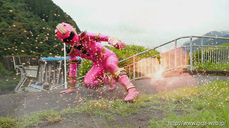 【G1】怪獣戦隊ジュウカイザー 特別編 壮絶！マシンの餌食！ 蹂躙されるジュウピンク 上白美央 サンプル 4