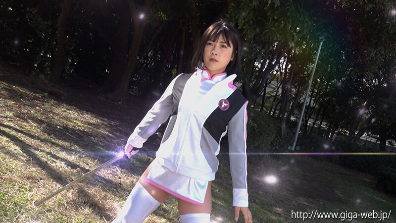 スーパーヒロイン危機一髪！！Vol.97 光忍戦隊シノビンジャー シノビホワイト 上白美央 サンプル 1